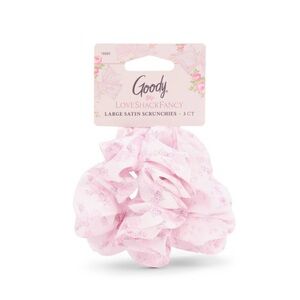 Goody x LoveShackFancy Large Satin
Scrunchies - Rosa Beaux and English Ivy